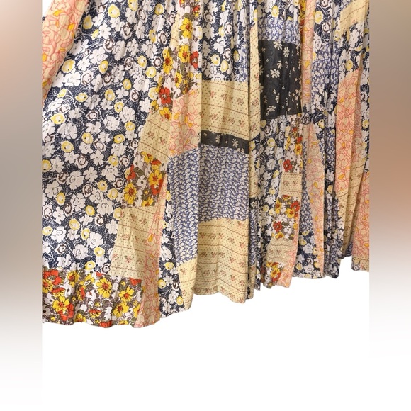 Natural Life Prairie Boho Floral Cotton Maxi Skirt sz L/XL - Picture 2 of 11